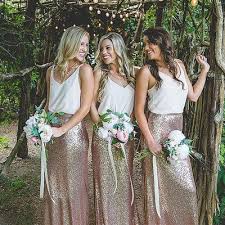 Hot Selling Bridesmaid Dresses Two Piece Bridesmaid Dresses Sparkly Bridesmai Bridesmaid Separates Wedding Party Bridesmaid Spaghetti Strap Bridesmaids Dresses