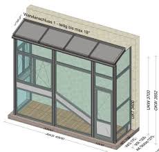Wintergarten Eingangsbereich Zeichnung Verglasung Eingangsturen Wintergarten Sommergarten Eingangsbereich