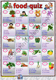 Every item on this page was chosen by a woman's day editor. Food Quiz Multiple Choice With Key Esl Worksheet By Phen