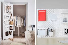 Hang short clothing above the divider and long clothing like dresses on the side. Skadis 5 Ways To Make The Ikea Pegboard Even Better Ikea Hackers