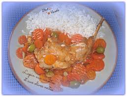 Lapin Aux Carottes Et Aux Olives Vertes Chez Vanda Recette Ww Recette Lapin Recette
