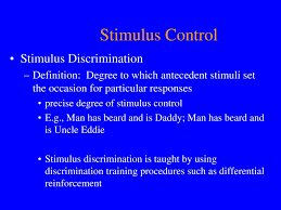 Stimulus Control Ppt Download