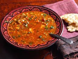 Moroccan Harira Spicy Lentil Soup Spicy Lentil Soup Lentil Recipes Moroccan Food