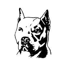 Black And White Pitbull Logo Pin On Uzorchatye Obrazcy
