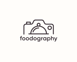 Foodography Logo Design Logomark Logotype Outline Food Photography Photo Camera Food Brochure Cover Design Photography Logos Photography Logo Design