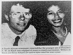 The fw de klerk foundation confirmed to the news channel de klerk has been undergoing treatment for mesothelioma for a few months. Africa Bush Wars A Twitter 10 January 1991 Cape Town Afrikaans Daily Die Burger Reported That A Son Of President Fw De Klerk Was Engaged To A Colored Woman Which Was An Criminal
