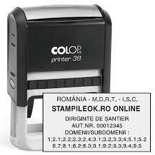 Practic, pentru toate lucrarile de constructii. Stampile Diriginte De Santier Stampile Ok Trodat Printy Colop Printer