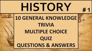Oct 14, 2021 · a comprehensive database of more than 103 student quizzes online, test your knowledge with student quiz questions. History 10 General Knowledge Trivia Multiple Choice Quiz Questions And Answers Game 1 Youtube