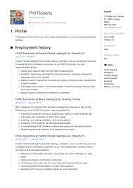 Hvac Technician Resume Guide 12 Templates Pdf Word 2020