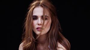 Download Wallpaper Portrait Zoey Deutch Isaac Sterling Actress Brown Hair Hairstyle Makeup Black Background Zoey Deutch Face Hair Celebrity Wallpapers