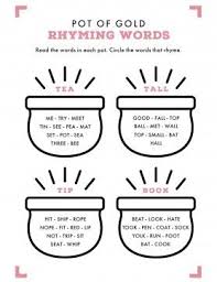 Rhyming Words Pot Of Gold Pdf Elt Buzz Teaching Resources In 2020 Rhyming Words Blend Words Teaching Resources