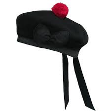 Plain Black Scottish Balmoral Kilt Beret Hat Sizes 6 3 4 Uk 54 7 3 4 Uk 62 Buy Glengarry Cap Glengarry Cap Black Plain Balmorals Product On