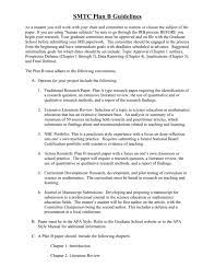 A lot of time should be put resources into your proposal and also a colossal measure of thought and research. Smtc Plan B Guidelines As A Student You Will Work With Your Chair