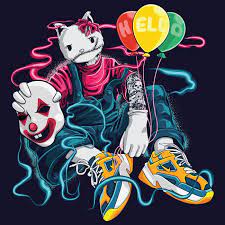 Inspired By The Dark Story Of The Cute Hello Kitty Doll Which Is No Longer Cute Combined With The Concept Of A Pennywise In 2021