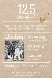 Enkele Foto Uitnodiging 12 5 Jaar Getrouwd Kraft Look Huwelijksverjaardag Uitnodigingen Huwelijksjubileum Uitnodigingen Bruiloft
