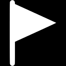Flag clipart black and white. White Filled Flag Icon Free White Flag Icons