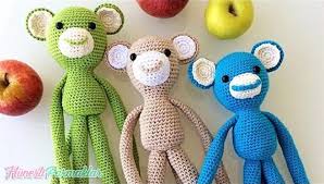Amigurumi Maymun Yapimi Hunerliparmaklar Maymunlar Tig Isleri Orgu