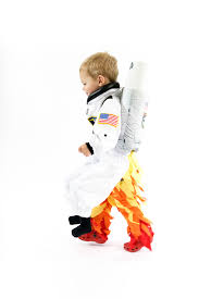 I cut a u shaped hole in the top for his head and … read more. Rocket Astronaut Costume