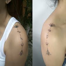 Colorful star and fish tattoo. Shoulder Tattoos For Men And Women 5000 Designs 2021