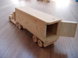 Jeffery The Refrigerator Wooden Toy Truck A Semi Trailer Toy Etsy In 2020 Wooden Toy Trucks Wooden Toys Wooden Toys Plans