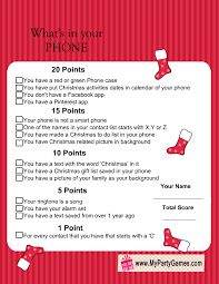 Free Printable What S In Your Phone Christmas Game Printable Christmas Games Christmas Games Office Christmas Party