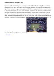 Arthur Ashe Stadium Seating Chart By Chad63concerts Issuu