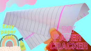 Diy Paper Craft How To Make Paper Sound Cracker Easy Loud Youtube Diy Paper Paper Crafts How To Make Paper