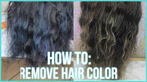 Aside from removing hair color: How To Remove Color From Hair 3 Methods 2016 Youtube
