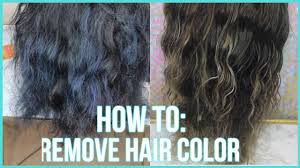 Hair dye can stain countertops and be very resistant to cleansers. How To Remove Color From Hair 3 Methods 2016 Youtube