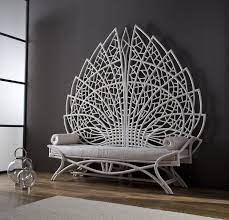 Upholstered Rattan Bench By Dolcefarniente Arredamento Gotico Design Di Mobili Arredamento