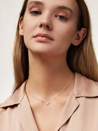 Vida Silver V Necklace Reiki Infused