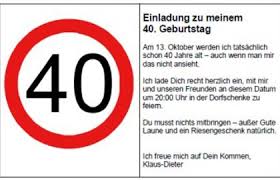 Spruche Einladung 40 Geburtstag Einladung 40 Geburtstag Nachfeier