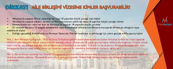 Almanya'da kirada evleri olan abilerinden biraz yol yordam öğrensinler, bilgi. Aile Birlesimi Vizesi