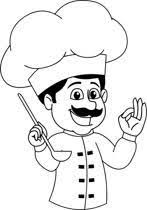 Download these amazing cliparts absolutely free and use these for creating your presentation, blog or website. Bakery Chef Clipart Black And White Novocom Top