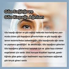 Saglikli Gundem Goz Sagligi Ve Goz Kapagi Agrilari