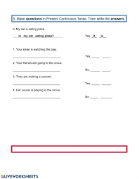 Present Continuous Tense Present Continuous Online Exercise In 2020 Simple Present Tense Worksheets Present Continuous Tense Present Continuous Worksheet