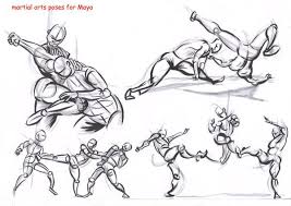 Poses that have a lot of movement or flailing. Fighting Poses For Maya08 By Alexbaxthedarkside On Deviantart Fighting Poses Drawings Art Reference