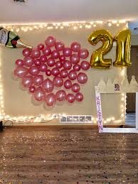 Female 21st Birthday Party Decorations For Her Shotnight Birthdayparty Birthday 21 Backdrop Photoshoot Baloons 21st Birthday Decorations 21st Birthday Girl 21st Birthday Poster