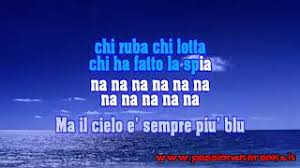 Questa la playlist dove potrete vedere tutti gli estratti dei 5 capitoli della video inchiesta realizzati finora. Chords For Rino Gaetano Ma Il Cielo E Sempre Piu Blu Karaoke Instrumental