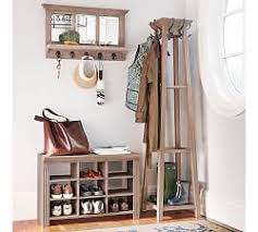 Best entryway hooks products on wanelo. Wall Mirror Coat Rack Pottery Barn