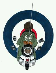 Quadrophenia Design By Mark Reynolds Www Mr Art Co Uk Printed Clothing He Does Various Mod Designs Well Worth A Look Ilustrasi Digital Seni Ilustrasi