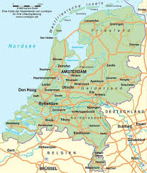 Holland Niederlande Sehenswurdigkeiten Landkarten Fotos Holland Karte Niederlande Holland