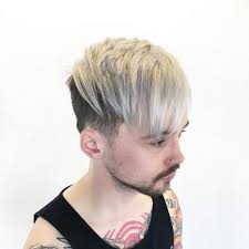 It is a simple taper fade but with an innovative layered styling from. 90 Stunning Bleached Hair For Men How To Care At Home