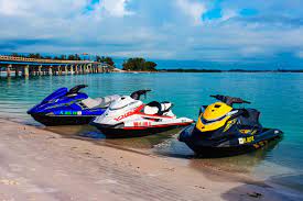Enjoy the thrill of riding at top speed or take in the sights, watch for dolphins, and explore the sun coast at a more leisurely pace. Rent Jet Skis Pontoon Center Console Boats H20 Watersportz