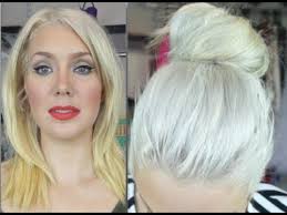 Black hair with white or blonde streaks is a great look that most men would want to have. How To Banish Yellow From Blonde Hair Youtube