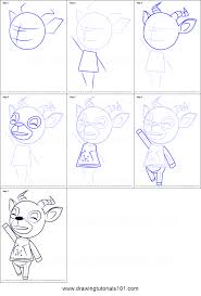 How To Draw Beau From Animal Crossing Printable Drawing Sheet By Drawingtutorials101 Com Animal Crossing Fan Art Animal Crossing Animal Crossing Characters