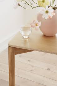 Cross Table Is Designed By Pearsonlloyd And Transfers The Cross Family Design Concept To The Classic Typolog In 2020 Danish Dining Table Cafe Tables Oak Veneer Plywood