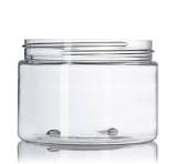 12 oz clear PET plastic single wall jar