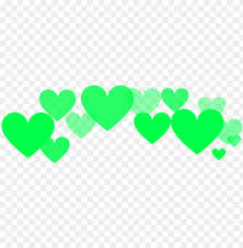 Sembra perfetto bahhhh, non voglio. Green Hearts Tumblr Png Image With Transparent Background Toppng