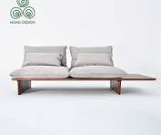 Cina Disesuaikan Abad Pertengahan Modern Walnut Color Fabric ...